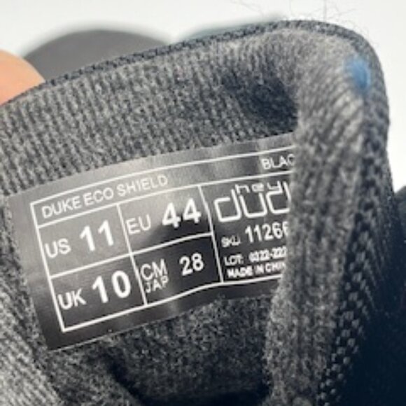 NEW Hey Dude Eco Shield Boots Mens Size 11 Wool Blend Faux Leather Light Weight - Picture 11 of 12